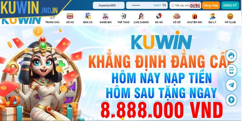 Việc đăng ký Kuwin là bước khởi đầu mà tân thủ cần thực hiện